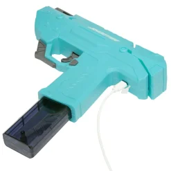 Pistolet à eau électrique lumineux portée 7m (2 modèles bleu ou rouge)