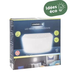 Plafonnier carré LED 27 cm 36 LED < Gifi Online
