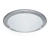Plafonnier rond en verre blanc Ø30xH6cm < Gifi Best