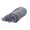 Plaid écharpe 130x150cm gris < Gifi Hot