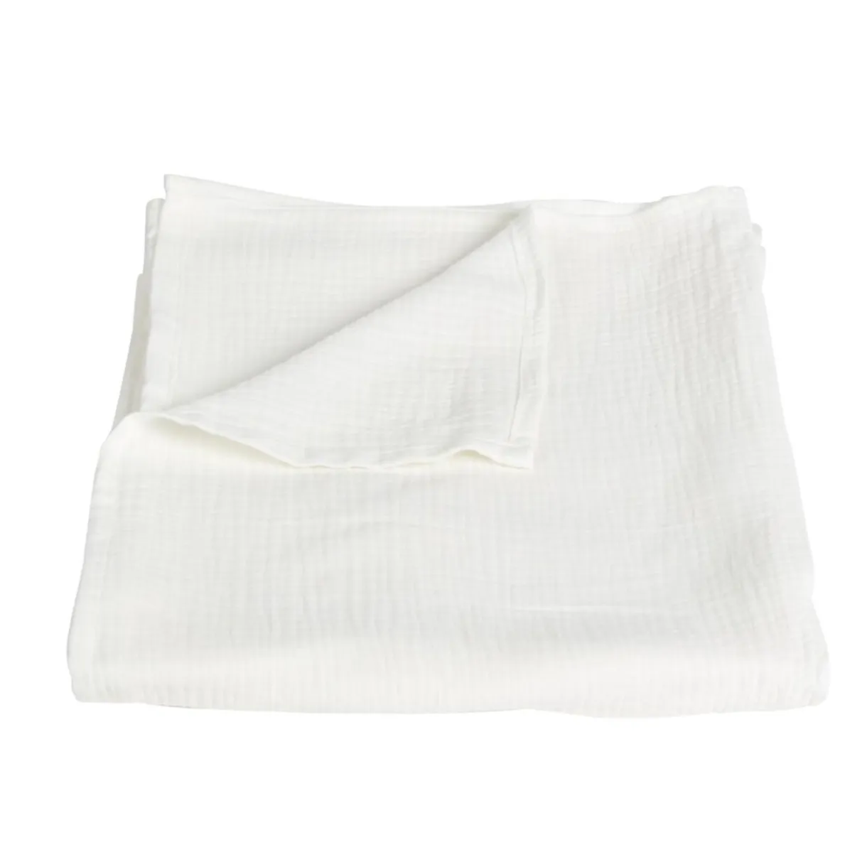 Plaid 100% coton beige uni 150x120cm < Gifi Best