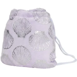 Plaid flanelle sirène pour enfant avec sac de rangement