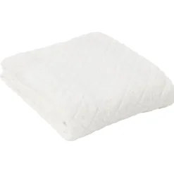 Plaid flanelle 130x160cm blanc