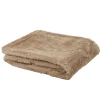 Plaid imitation fourrure uni taupe polyester 300 g/m² < Gifi Best