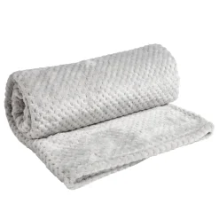 Plaid jacquard gris 130x150cm < Gifi Outlet
