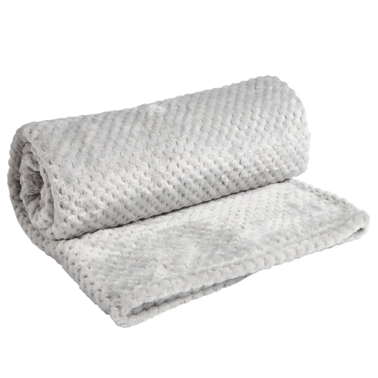 Plaid jacquard gris 130x150cm < Gifi Outlet
