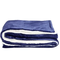Plaid pilou pilou bleu 127x152cm < Gifi Hot