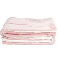 Plaid pilou pilou rose 127x152cm