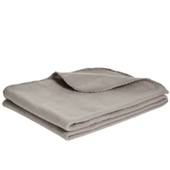Plaid polaire uni 130x160cm gris < Gifi Hot