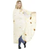 Plaid rond imitation burrito Ø150cm