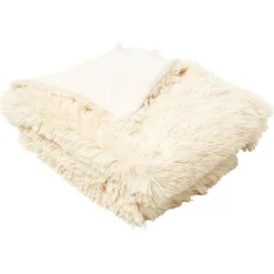Plaid shaggy doublure polaire 152 x 127 cm