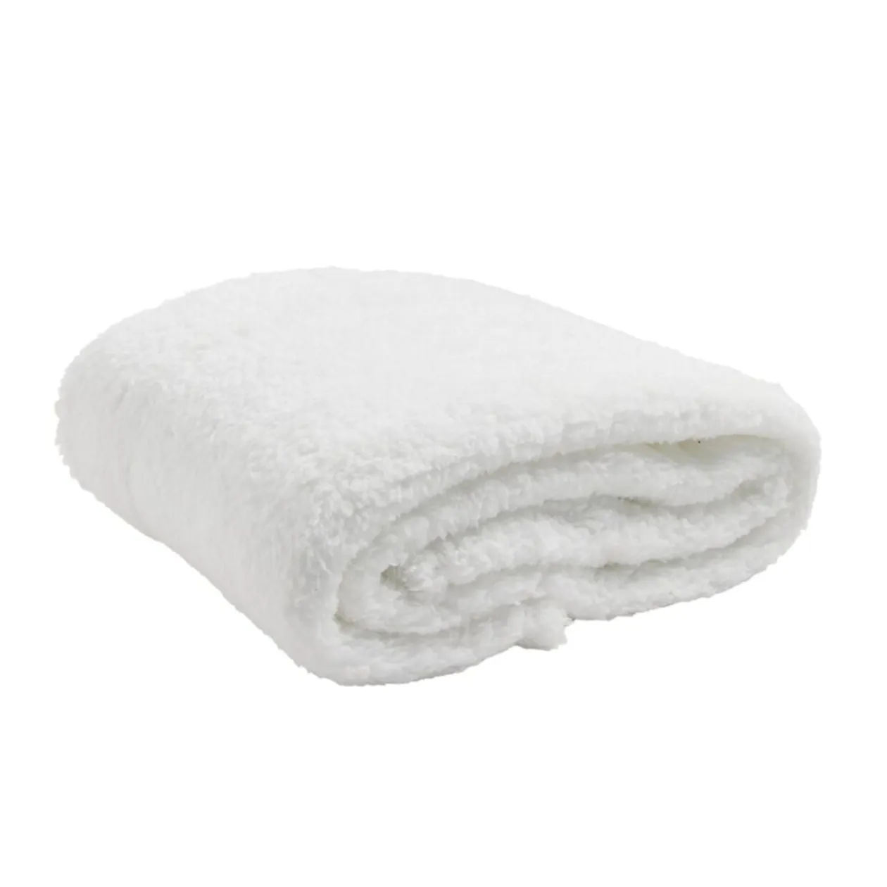 Plaid sherpa blanc L130x160cm