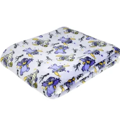 Plaid sherpa Halloween Disney Stitch polyester bleu 120x150cm < Gifi Best