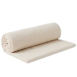 Plaid été gaze de coton beige foncé 120x150cm < Gifi Best