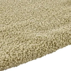 Plaid tissu bouclette beige taupe 130x160cm