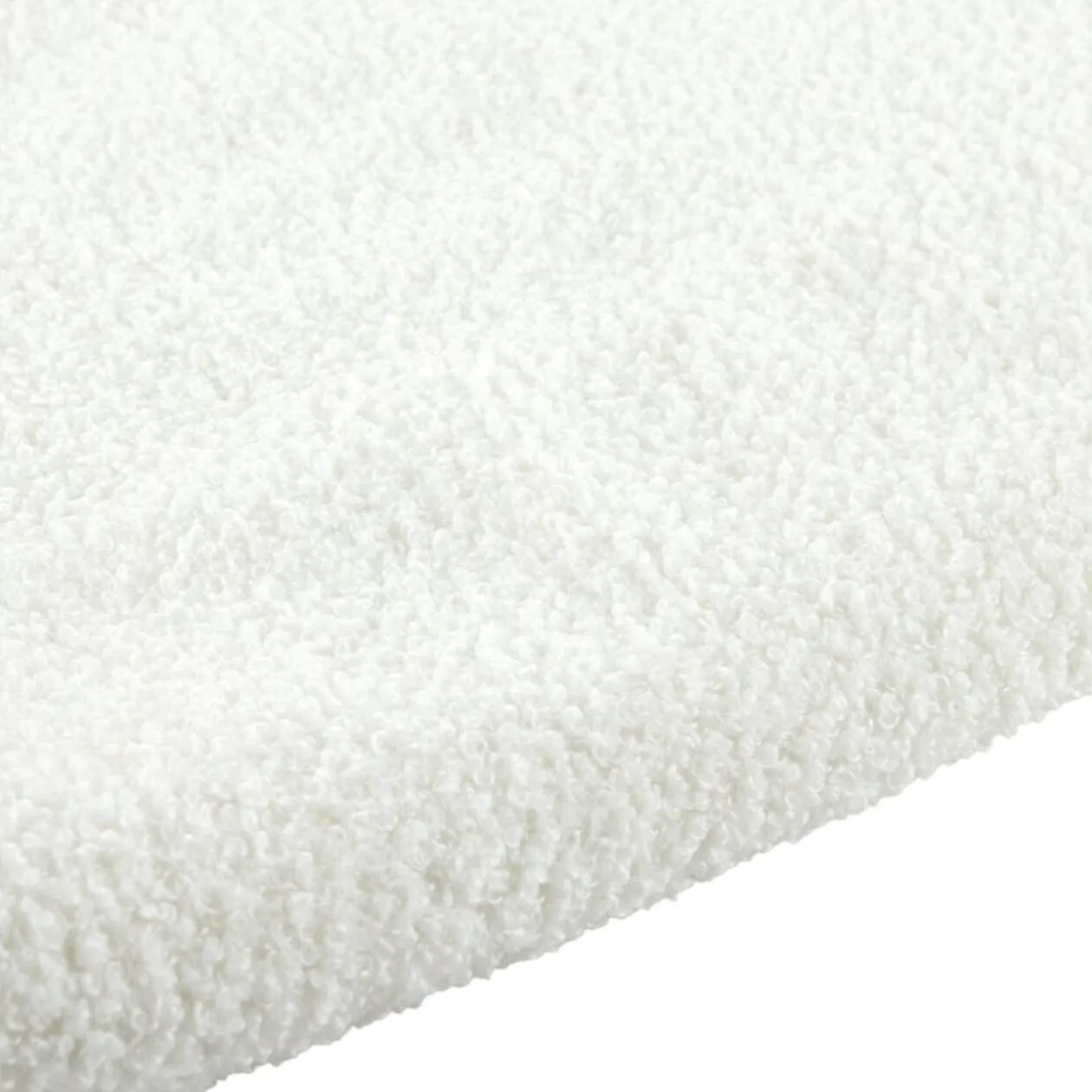 Plaid tissu bouclette gris 130x160cm