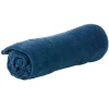Plaid uni bleu polyester 210 g/m² < Gifi