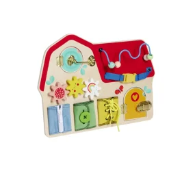 Planche activités enfant bois et métal 40x29,7xH6,4cm < Gifi Best