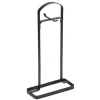 Planche à découper bambou x6 avec support métal noir 15x26cm