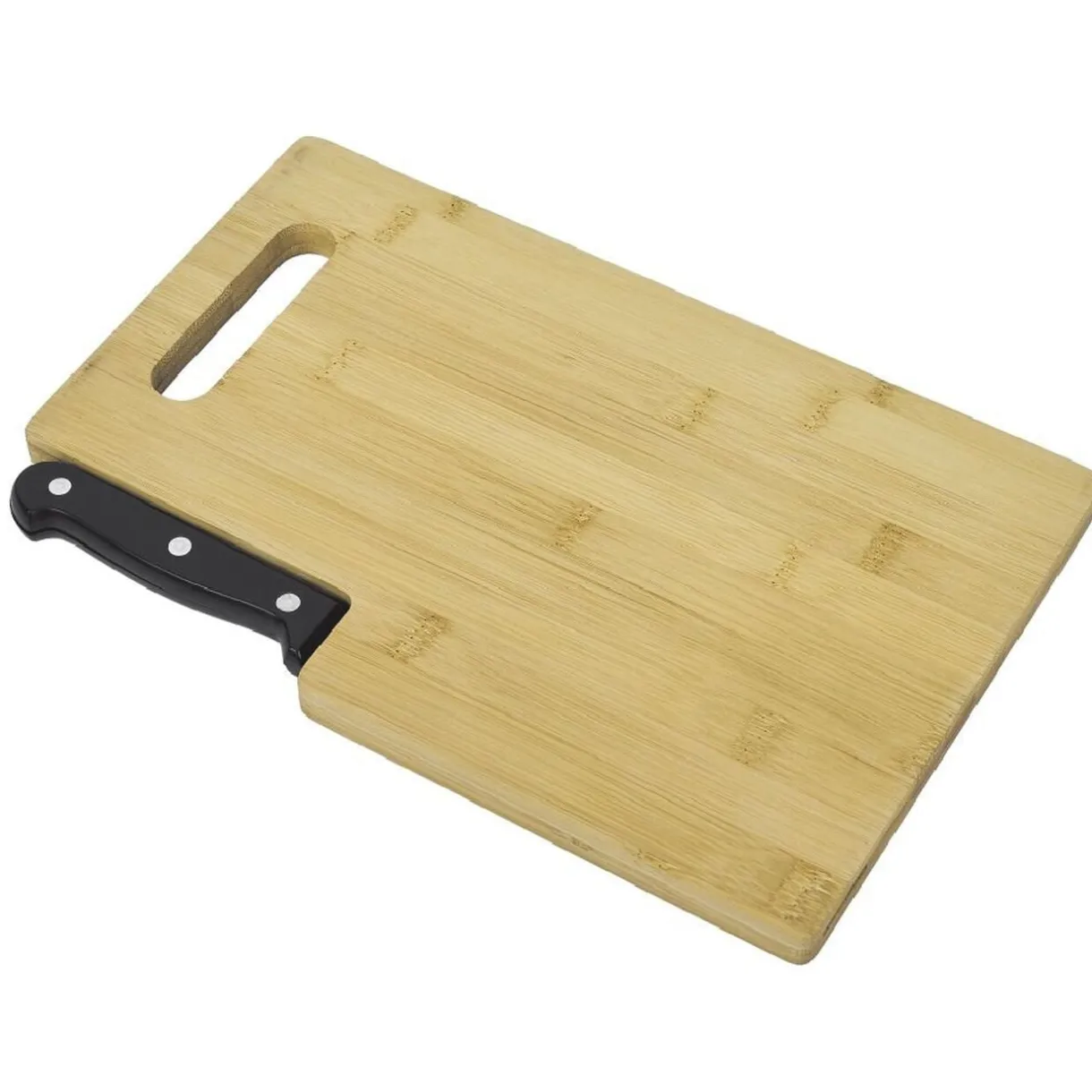 Planche à découper en bambou avec couteau < Gifi Discount