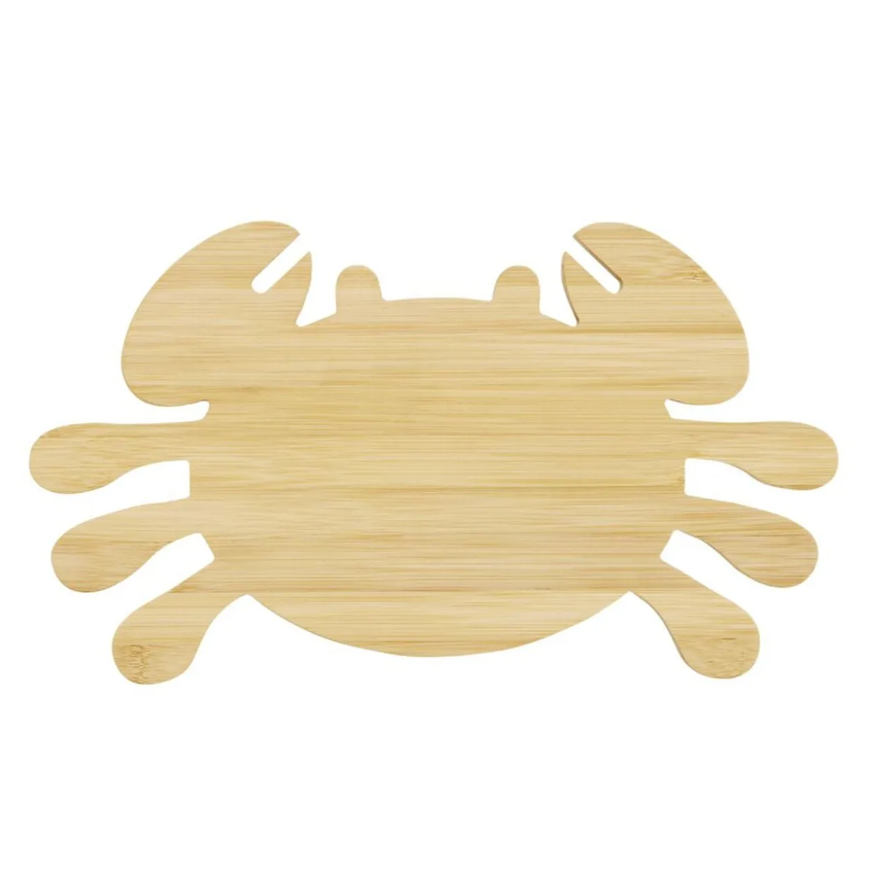 Planche à découper en bambou forme crabe 20,5x36cm