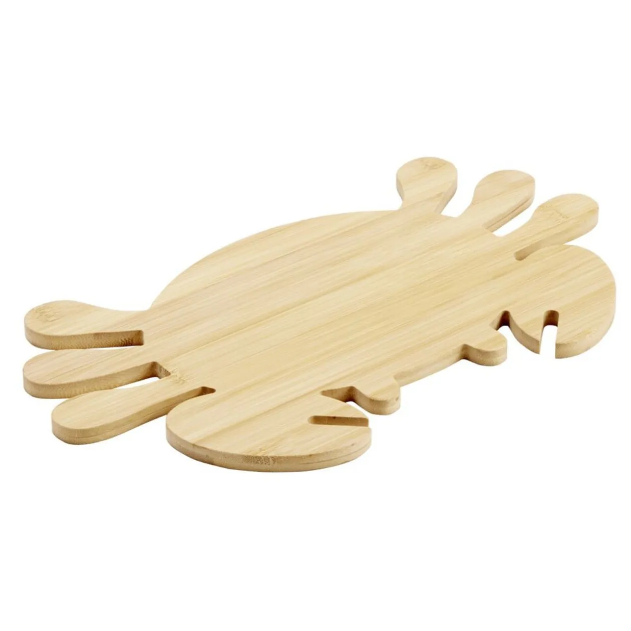 Planche à découper en bambou forme crabe 20,5x36cm