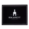 Planche à découper en verre noir Bon appétit 30x38cm < Gifi Discount