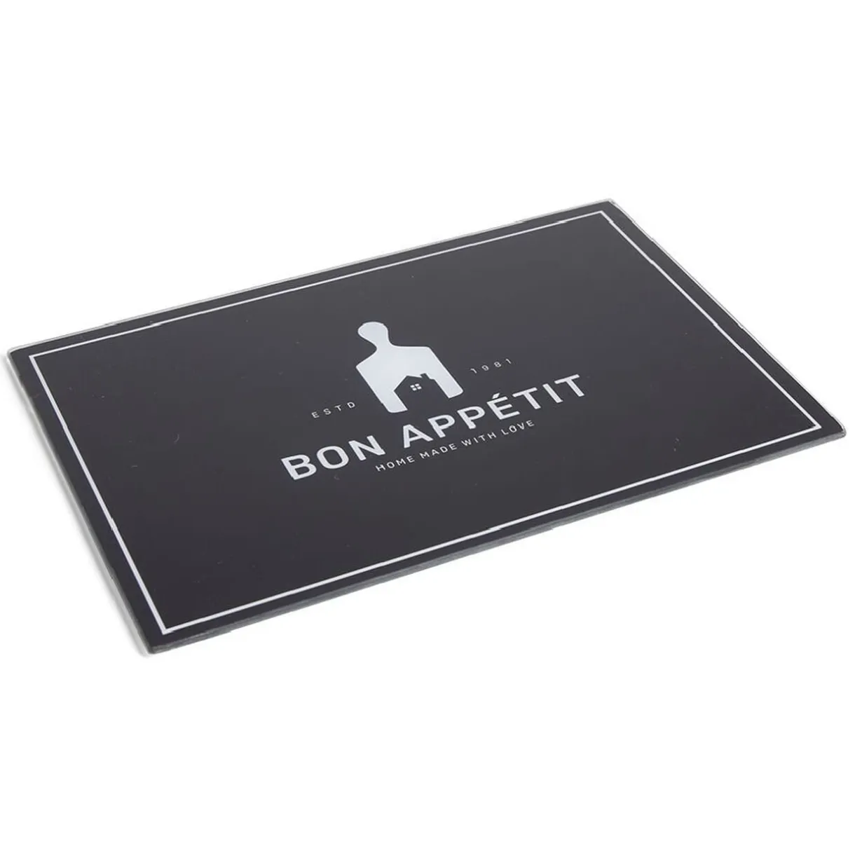 Planche à découper en verre noir Bon appétit 30x38cm < Gifi Discount