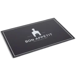 Planche à découper en verre noir Bon appétit 20x30cm < Gifi Best