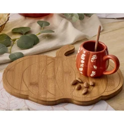 Planche à découper forme automne bambou marron 28x35cm (2 modèles) < Gifi Hot