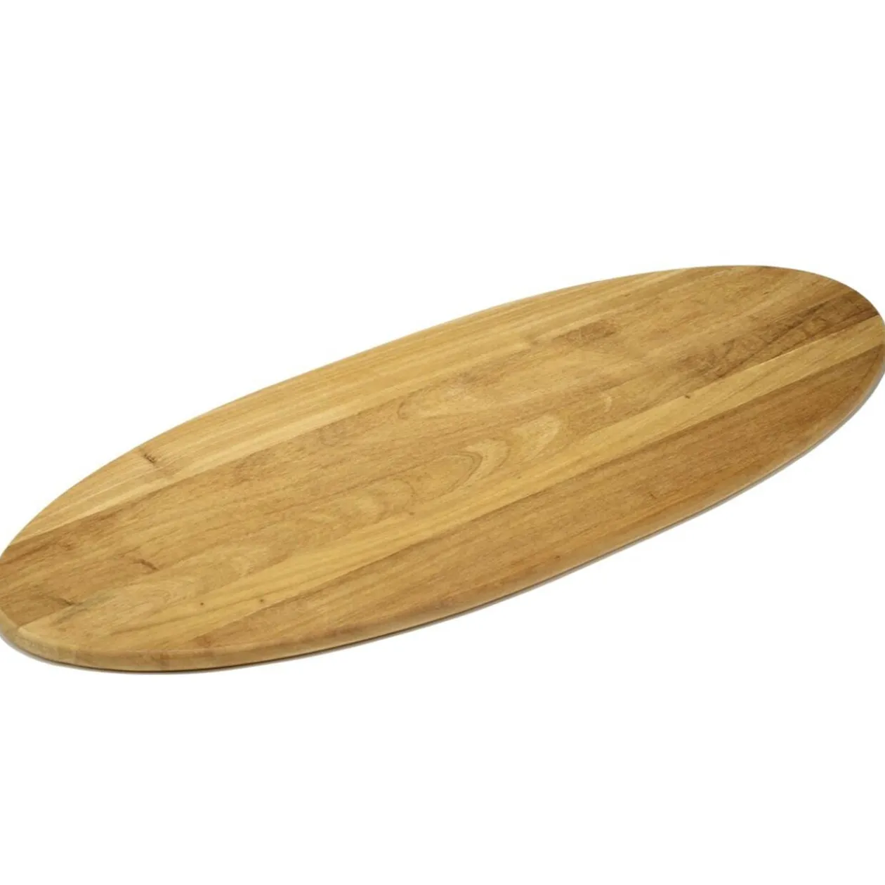 Planche de présentation en bois ovale 26x65cm