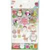 Planche de stickers de Noël