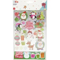 Planche de stickers de Noël