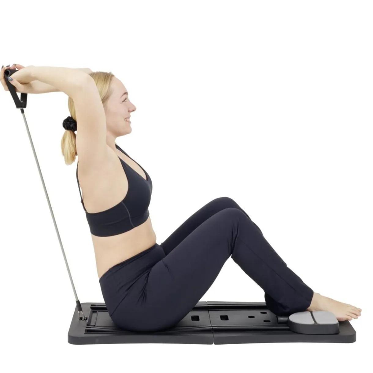 Planche fitness pilate pliable multi-exercices 41x99cm < Gifi Outlet