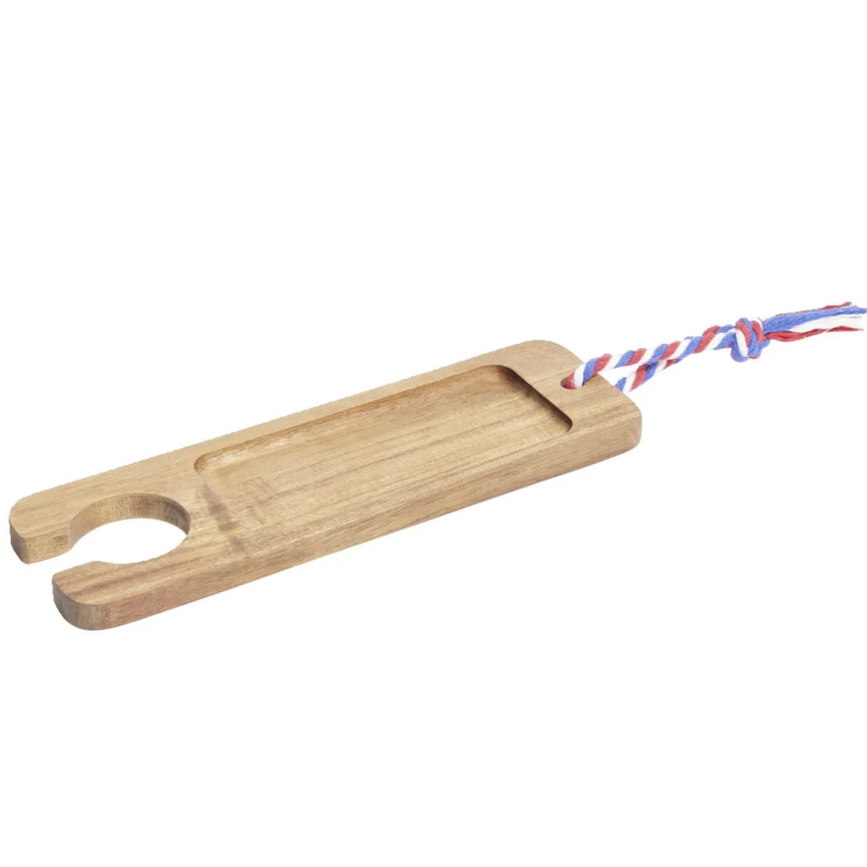 Planche à tapas en bois d'acacia avec porte-verre 8x25cm < Gifi Clearance