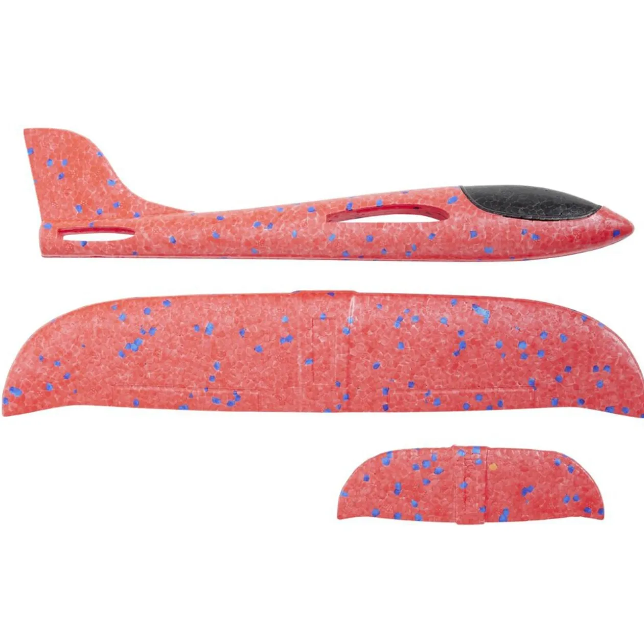 Planeur avion à construire rouge