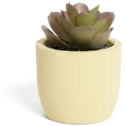 Plante artificielle dans pot en pierre - 4 modèles