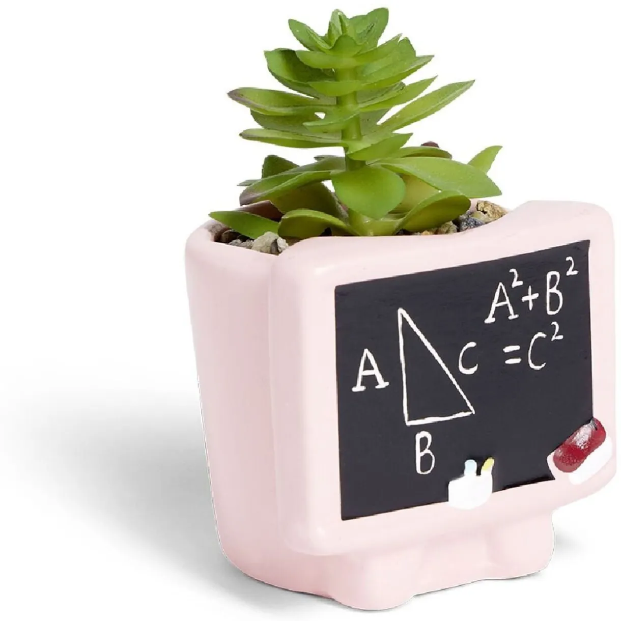 Plante artificielle Merci pour cette année pot céramique - 3 modèles < Gifi Sale