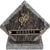 Plaque funéraire souvenir