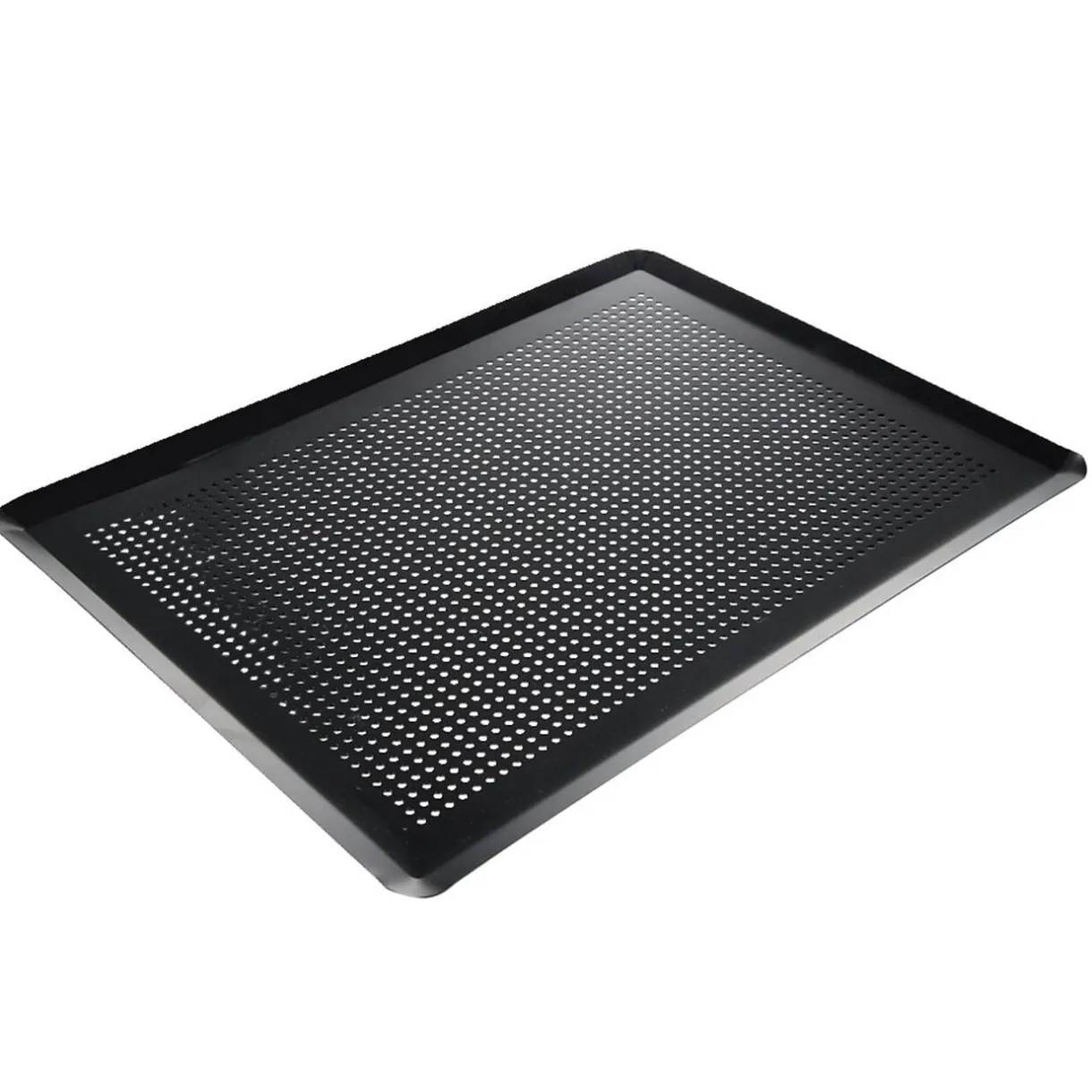 Plaque pâtissière perforée acier noir 39,6x29,6cm < Gifi Clearance