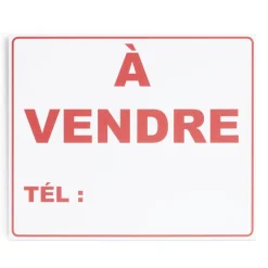Plaque signalétique "À vendre" - 24x20 cm