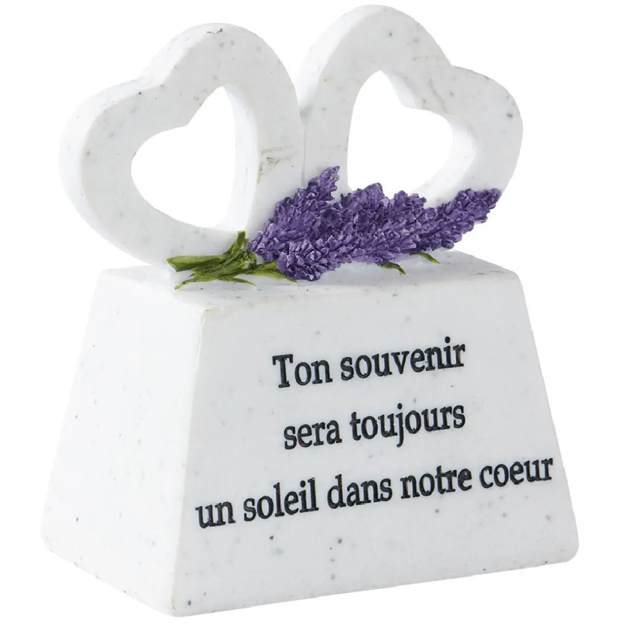 Plaque Souvenir avec Coeurs blanc < Gifi Discount