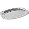 Plat à barbecue ovale aluminium x5 L43x29xH2,5cm