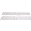 Plat à cake x4 en carton blanc 15,5x34cm