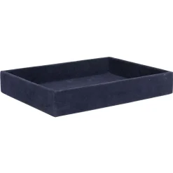 Plateau décoratif en velours bleu < Gifi