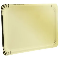 Plateau de service en carton doré x3 < Gifi New