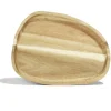 Plateau en bois d'acacia ovale 20x28cm < Gifi Sale