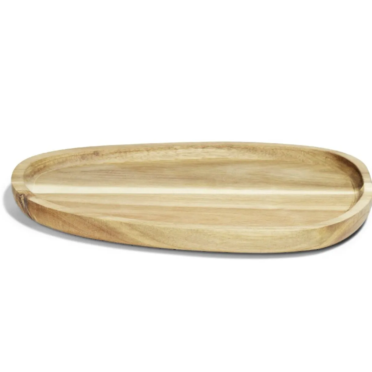 Plateau en bois d'acacia ovale 20x28cm < Gifi Sale