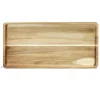 Plateau en bois d'acacia rectangulaire 17,8x40cm < Gifi Sale