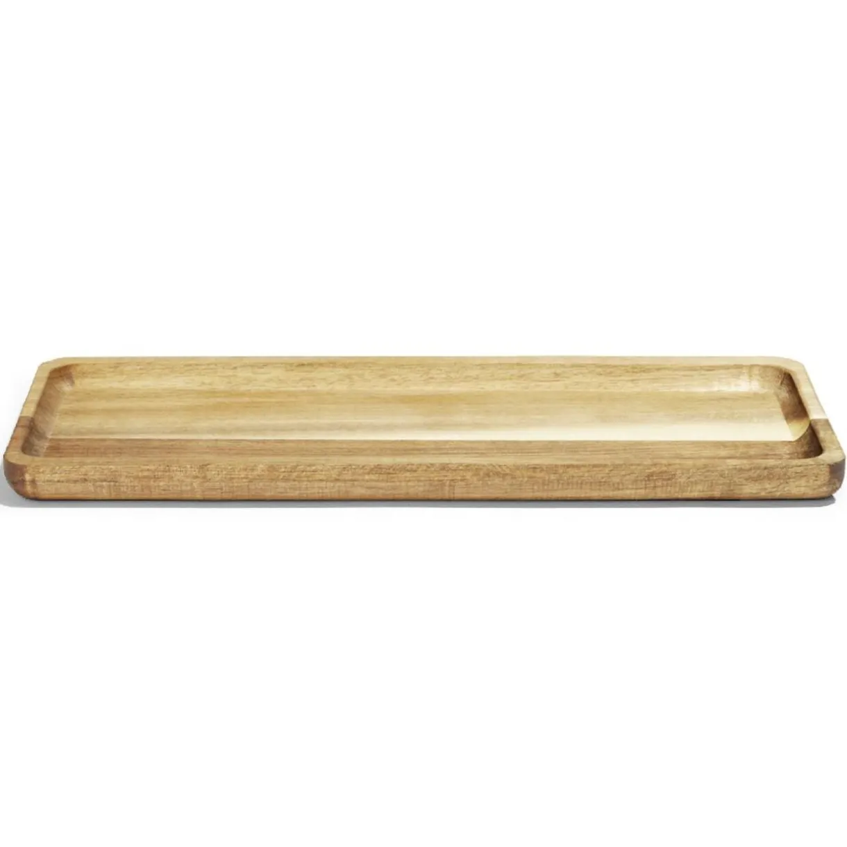 Plateau en bois d'acacia rectangulaire 14x36cm < Gifi Hot